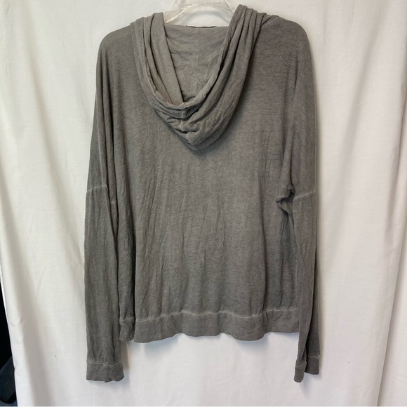 Foreign Exchange Gray Thin Loose Hoodie Size Medium - Picture 4 of 9